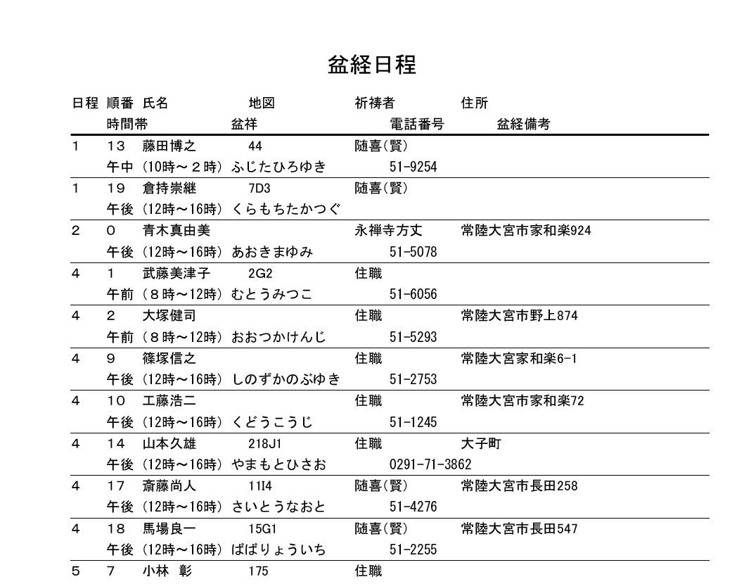 Excel 入力U
